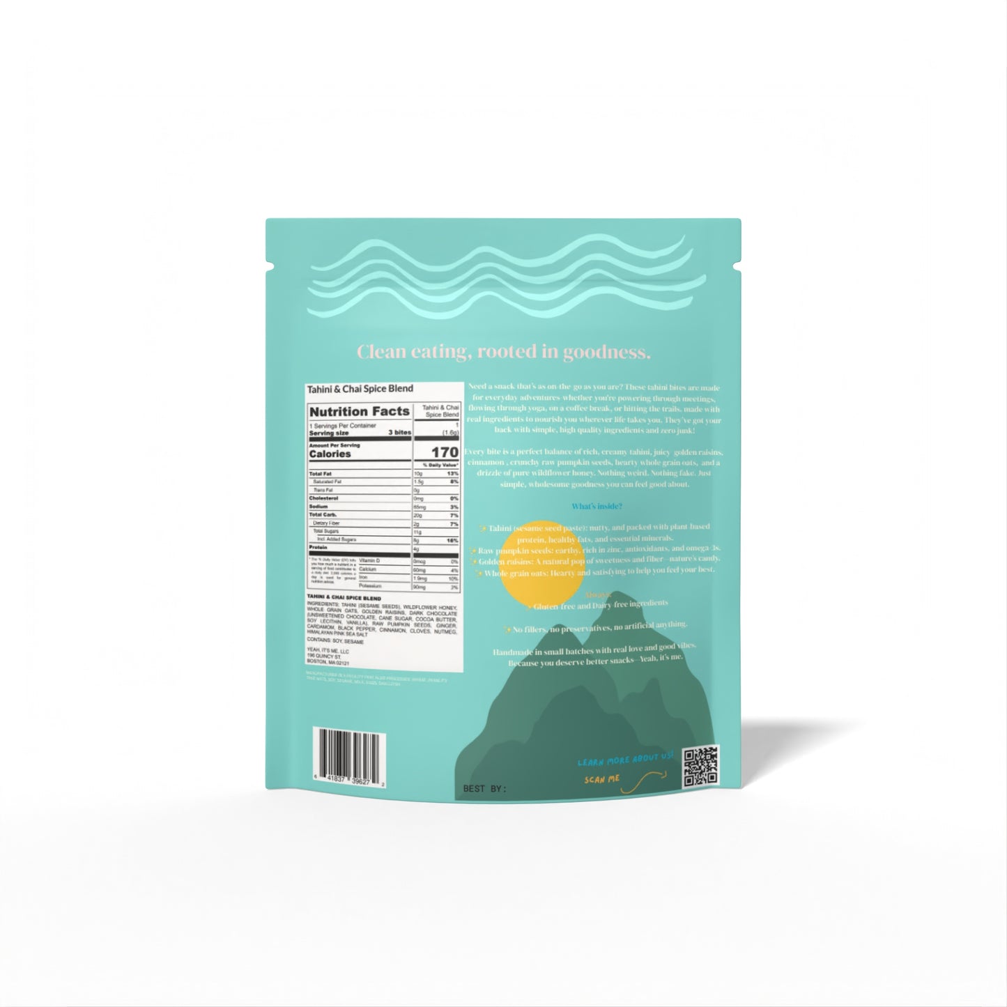 *CHAI DRIFT* Tahini + Chai Spice Blend + Dark Chocolate ( 3 PACK Coming Soon!)
